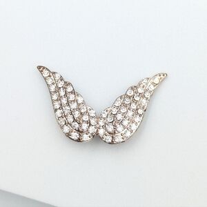 5/25$  Victoria’s Secret Bling Rose Gold tone Angel Wings Brooch Pin